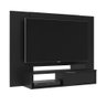 Painel TV 32 40 50 Polegadas com Nicho e Porta Stella - moweis - Preto - 1