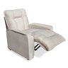 Poltrona do Papai Reclinável Confortável Manual Comfort Veludo Bege - Montanaris Decor - 1