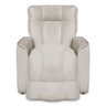 Poltrona do Papai Reclinável Confortável Manual Comfort Veludo Bege - Montanaris Decor - 3