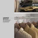 Ver mais imagens de Guarda Roupa Casal com Espelhos 3 Portas 4 Gavetas 100% MDF London Yescasa