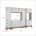 Ver imagem 2 de Cozinha Modulada 5 peças - Branco