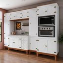 Ver imagem 1 de Cozinha Modulada 5 peças - Branco