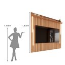 Ver imagem 6 de Painel Efeito Ripado 3d com Led para Tv até 70 Polegadas Sevilla 183cm
