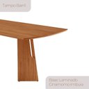 Ver imagem 7 de Conjunto de Mesa de Jantar Bia Tampo Barril Laminado e 6 Cadeiras Ester Marrom/Atacama/Imbuia/Cinamomo