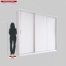 Guarda Roupa Casal 3 Portas 2 Gavetas 100% MDF London Yescasa - 11