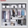 Guarda Roupa Casal 3 Portas 2 Gavetas 100% MDF London Yescasa - 5