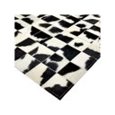 Ver imagem 3 de Tapete Couro 150x200 10A Preto/Branco