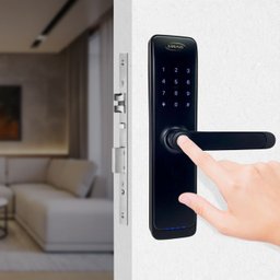 Fechadura Porta Abrir Digital Geko D200 Imab Bluetooth Preto - 5