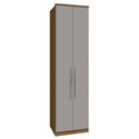 Ver imagem 1 de Guarda Roupa Modulado 02 Portas com Prateleiras 234cm Setiba - Jequitibá/Fendi