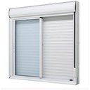 Ver imagem 1 de Janela C/Persiana Integrada Alumínio Branco 2Fls Móveis L20 - 100x120