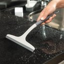 Ver imagem 2 de Rodo Multiuso Flow Bege Rodinho de Pia Cozinha Janela Box de Banheiro ou com Gancho