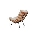 Ver imagem 4 de Kit Poltrona e Puff Costela Suede Bege Belliv Decor