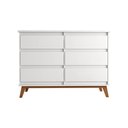 Ver imagem 3 de Cômoda para Quarto Organizadora Londres com 6 Gavetas - Branca
