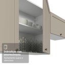 Ver imagem 7 de Armário Aéreo 40 cm 1 Porta Branco/Crema Vik Madesa