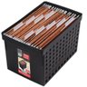 6 Caixas Organizadoras para Escritório 42x27cm Arquivo Morto Pastas Suspensas com Furação - 2