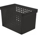 Ver imagem 3 de 6 Caixas Organizadoras para Escritório 42x27cm Arquivo Morto Pastas Suspensas com Furação