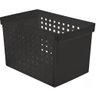 6 Caixas Organizadoras para Escritório 42x27cm Arquivo Morto Pastas Suspensas com Furação - 3