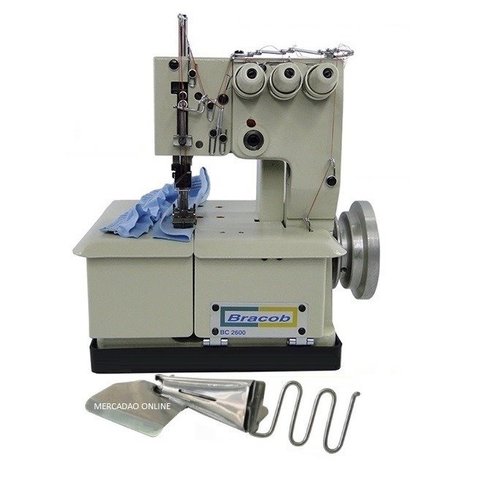 Galoneira 3 Agulhas Semi Industrial C/ Motor + Aparelho Viés