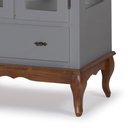 Ver imagem 3 de Cristaleira com 2 Portas e Laterais em Vidro Pés Luiz Xv 60312 Linz Móveis