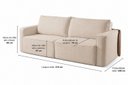 Ver imagem 4 de Sofá-Cama Retrátil 210cm Austin