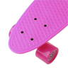 Skate Infantil Longboard Rodas em LED Radical Brinquedo Suporta até 80 Kg Azul e Rosa:Rosa - 2