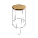 Ver imagem 3 de Conjunto Guatemala Mesa 220cm Aparador com 4 Banquetas Industriais Base em Ferro Branco