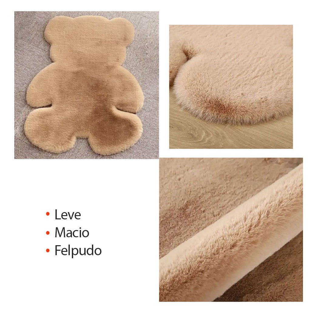 Tapete Infantil Urso Decorativo Quarto Bebe Criança Macio - 2