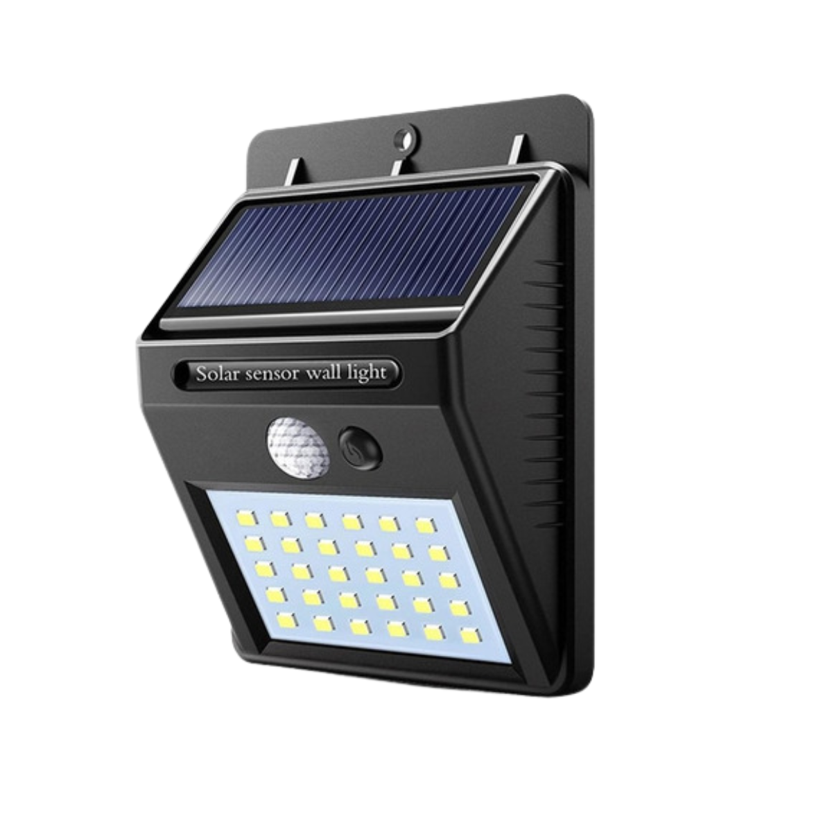 Luminária Lâmpada Arandela Placa Energia Solar 30 Leds Com Sensor Noturno De Movimento Para Parede M - 5