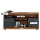 Ver imagem 2 de Rack Bancada Yara Noce Milano Preto Acetinado – Colibri