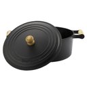 Ver imagem 2 de Caçarola Alça de Madeira com Tampa de Ferro Fundido N°18 - 2 Litros