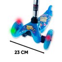 Ver imagem 6 de PATINETE INFANTIL 3 RODAS AJUSTAVEL COM LED AZUL