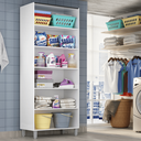 Ver imagem 3 de Armario Lavanderia Melissa 2 Pts 2,24m Branco