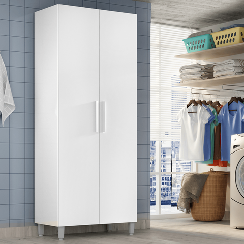 Armario Lavanderia Melissa 2 Pts 2,24m Branco
