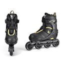 Ver imagem 7 de Patins 4 Rodas Inline Para Adulto Ajustável 37 ao 40 Rolamento ABEC 7 Atrio - Preto e Amarelo