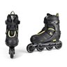 Patins 4 Rodas Inline Para Adulto Ajustável 37 ao 40 Rolamento ABEC 7 Atrio - Preto e Amarelo - 7