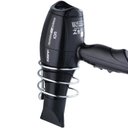 Ver imagem 3 de 5 Porta Secador de Cabelo Cromados em Espiral Suportes de Parede para Salão de Beleza