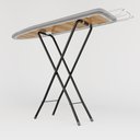 Ver imagem 3 de Tábua de Passar Roupas Dobrável Isabela com Tecido Térmico e Porta Ferro Preto