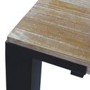 Ver imagem 3 de Mesa de Jantar Broadway Quadrada Driftwood Base Grafite 80cm - 64162