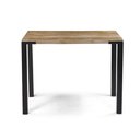 Ver imagem 2 de Mesa de Jantar Broadway Quadrada Driftwood Base Grafite 80cm - 64162