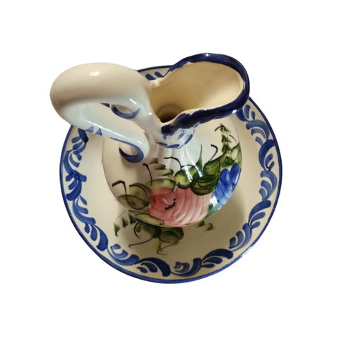 Jarra com Bacia em Cerâmica: Um Toque de Requinte e Funcionalidade para Sua Casa