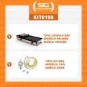 Ver imagem 2 de Kit - Sanduicheira Conjugada Gas Pr-880g + Kit Gas - Progas