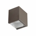 Ver imagem 4 de Arandela Cubo 1 Foco sem Friso Alumínio 10cm Marrom P/ Mr16 St2941
