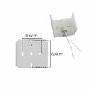 Ver imagem 6 de Arandela Cubo 1 Foco sem Friso Alumínio 10cm Marrom P/ Mr16 St2941