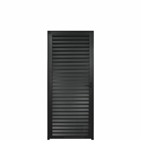 Porta Palheta Alumínio Preto 2.10 x 0.90 Lado Esquerdo - Hale