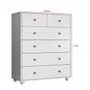 Ver imagem 4 de Conjunto Quarto Casal Cômoda 6 Gavetas e Painel para TV 43 Polegadas Single Espresso Móveis
