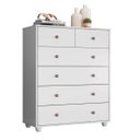 Ver imagem 3 de Conjunto Quarto Casal Cômoda 6 Gavetas e Painel para TV 43 Polegadas Single Espresso Móveis