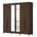 Ver imagem 3 de Conjunto Quarto de Casal Guarda-Roupa com Espelho 6 Portas e Painel para TVs 43" Espresso Móveis