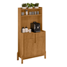 Aparador Buffet Balcão Cozinha Cantinho do Café para Sala de Estar e Jantar com 2 Portas e 2 Gavetas - 5