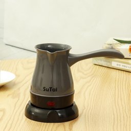 Cafeteira Eletrica 600w Maquina de Cafe Expresso Europeu Turco Aquecedor de Agua Cinza - 5