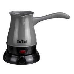 Cafeteira Eletrica 600w Maquina de Cafe Expresso Europeu Turco Aquecedor de Agua Cinza - 6